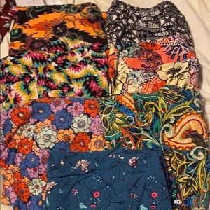 7 pairs LuLaRoe TC2 Leggings